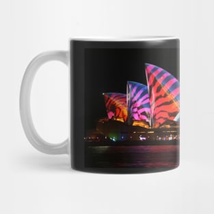 Vivid Shells on the Sails Mug